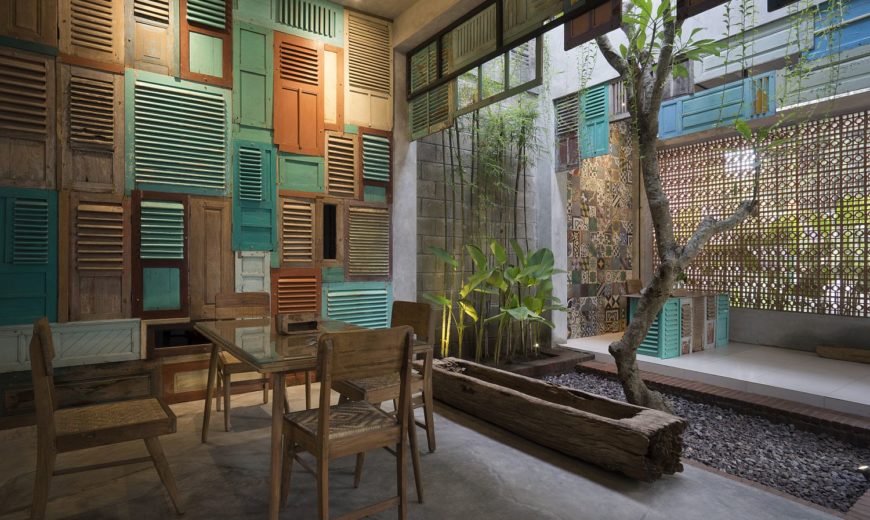 Vintage Wooden Panels, Brick and Ingenuity : Graha Lakon in Indonesia