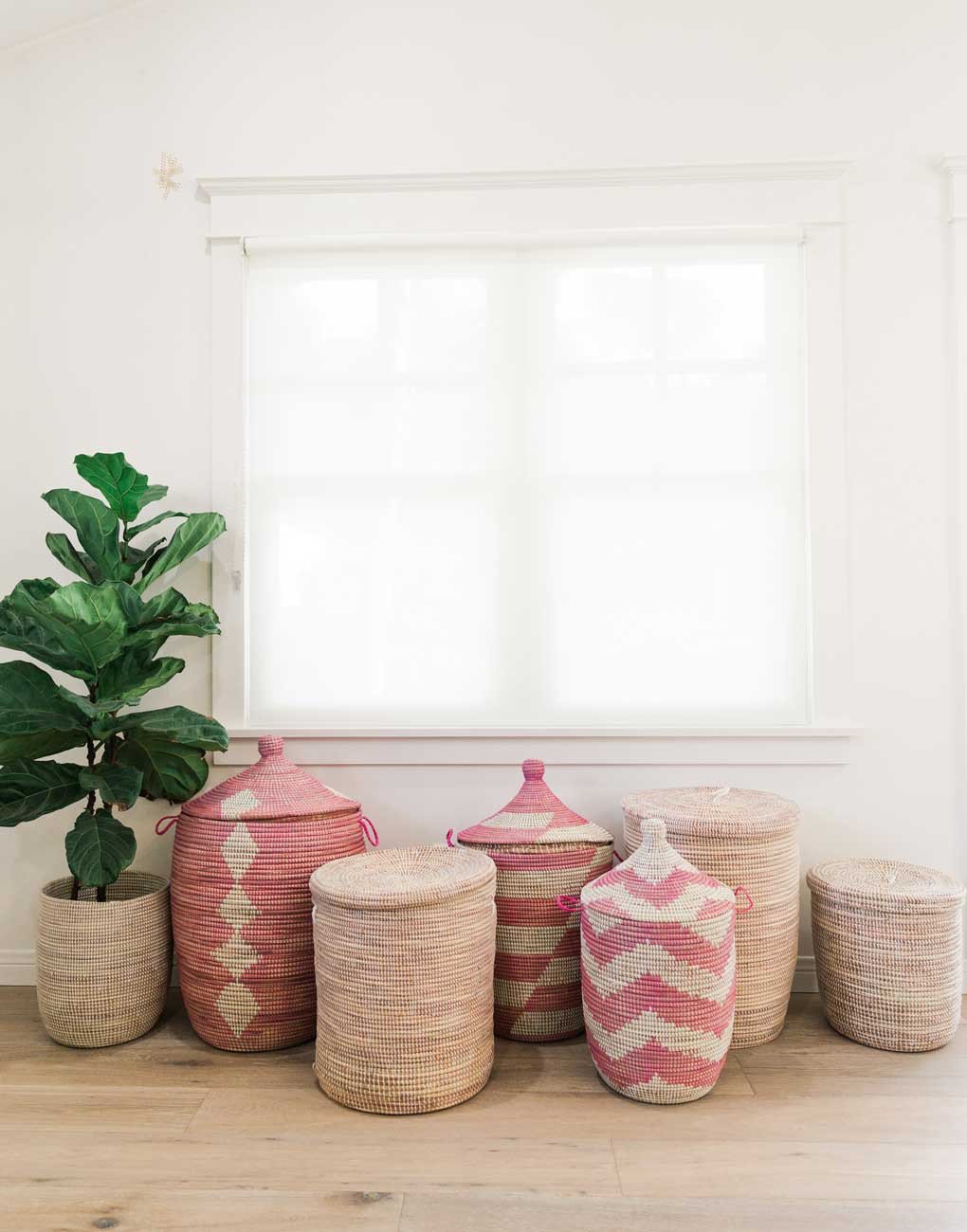 How to Turn a Storage Basket into a Chic Focal Point