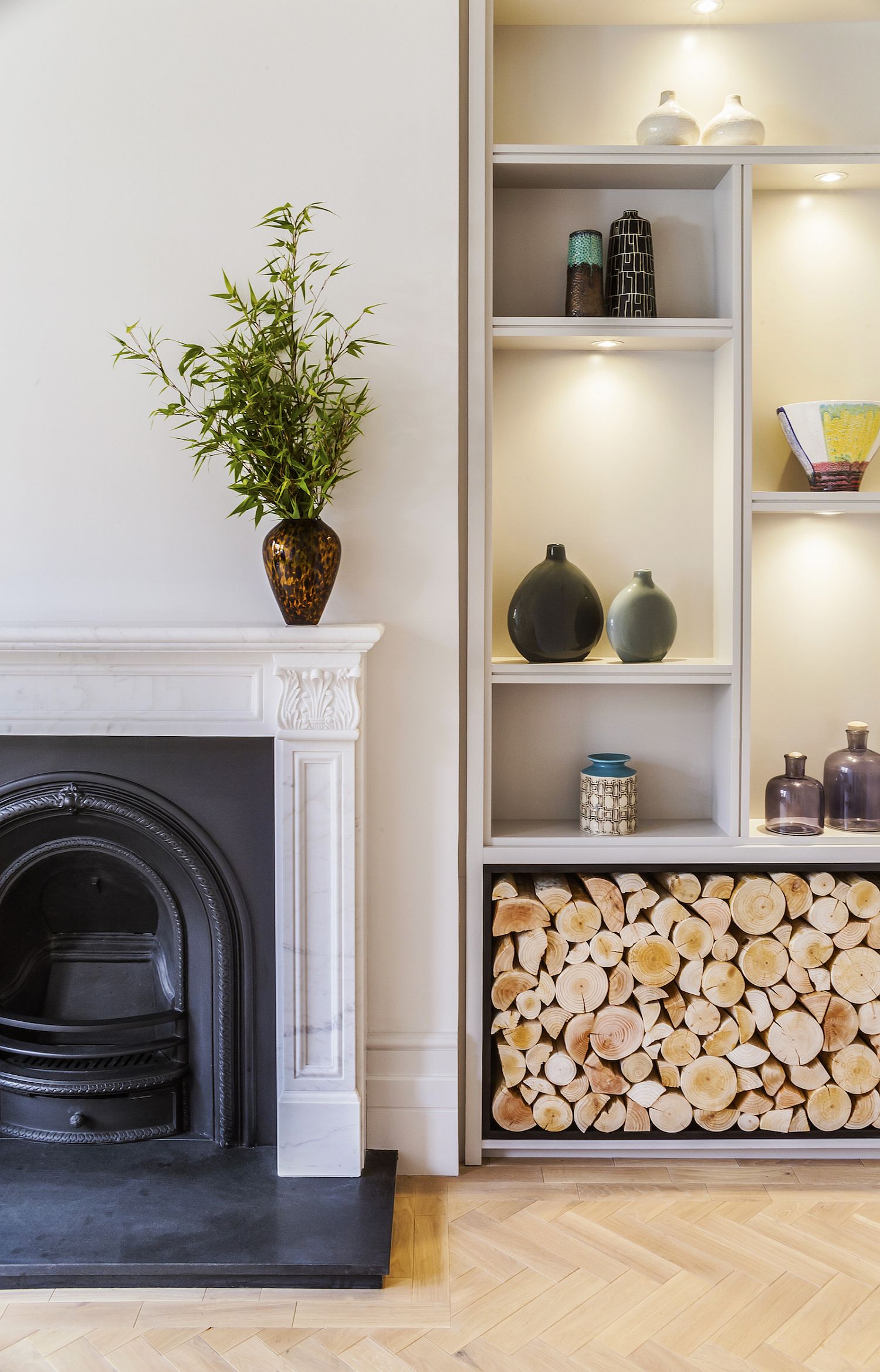 Enhanced Victorian features of the revamped London townhouse