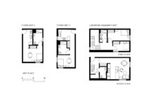Floor-plan-of-different-apartment-units-at-the-Crest-Apartments-217x155