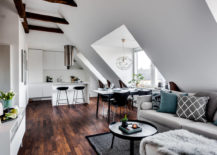 Kitchen-at-the-end-of-the-open-plan-living-space-inside-the-small-attic-apartment-217x155