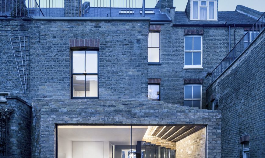 This Historic London Home Gets an Extension that Celebrates Brick!