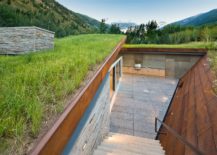 Private-sunken-outdoor-space-surrounded-by-corten-clad-walls-217x155