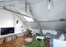 Rustic-modern-attic-apartment-with-living-room-in-white-217x155