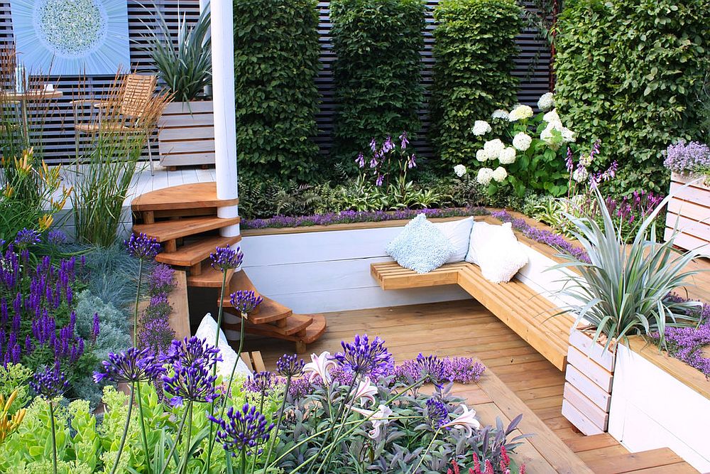 Staircase-is-as-impressive-as-the-tiny-outdoor-deck-filled-with-greenery