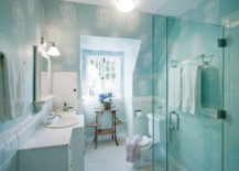 Stylish-contemporary-bathroom-in-blue-with-curated-use-of-paisley-pattern-217x155