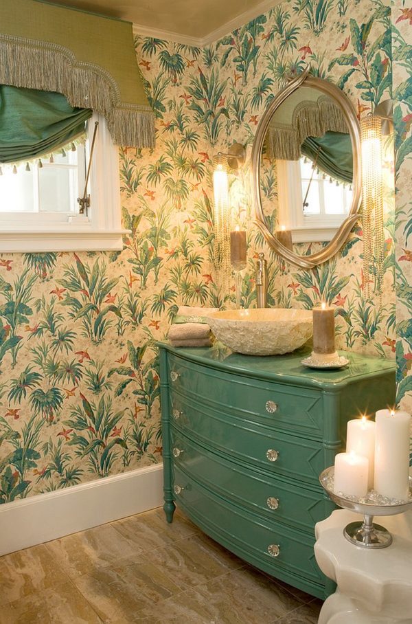 25 Tropical Wallpaper Ideas with Greenery and Colorful Summer Charm