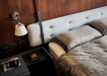 Tufted-headboard-and-wooden-walls-for-the-modern-bedroom-217x155