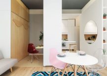 Apartment-with-movable-walls-and-a-tiny-dining-area-with-shabby-chic-style-217x155