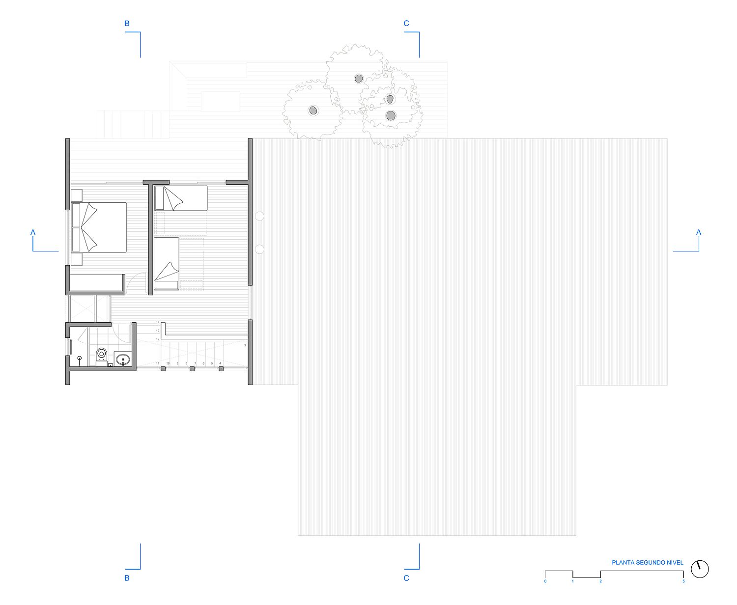 First floor plan of gorgeous Casa LM