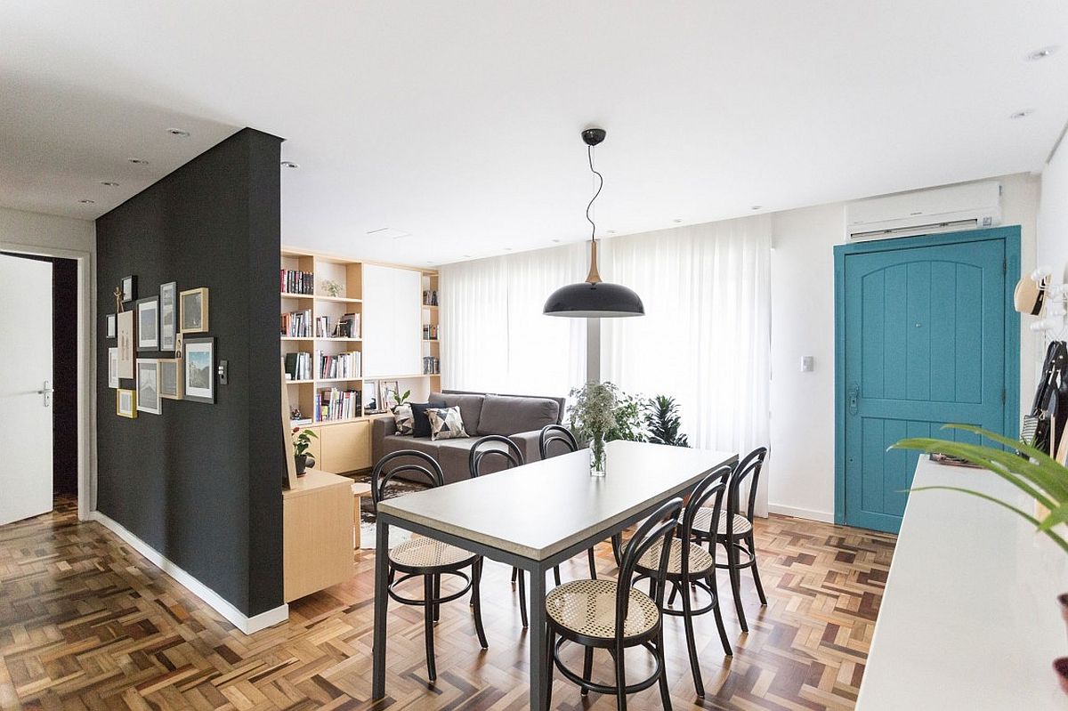 Open-plan-living-allows-this-small-apartment-to-showcase-a-relatively-large-dining-area