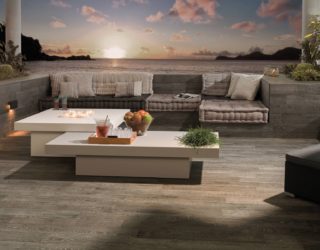 Outdoor Living and Bathing Styles and Solutions by Porcelanosa