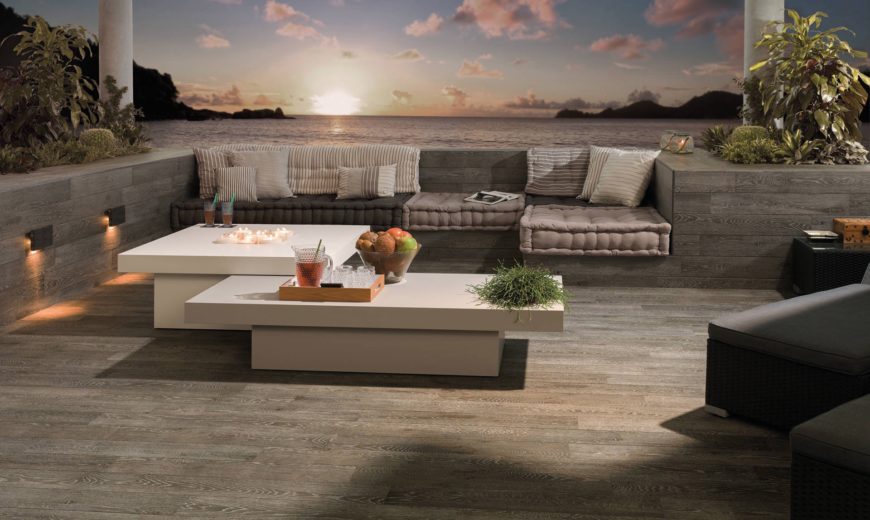 Outdoor Living and Bathing Styles and Solutions by Porcelanosa