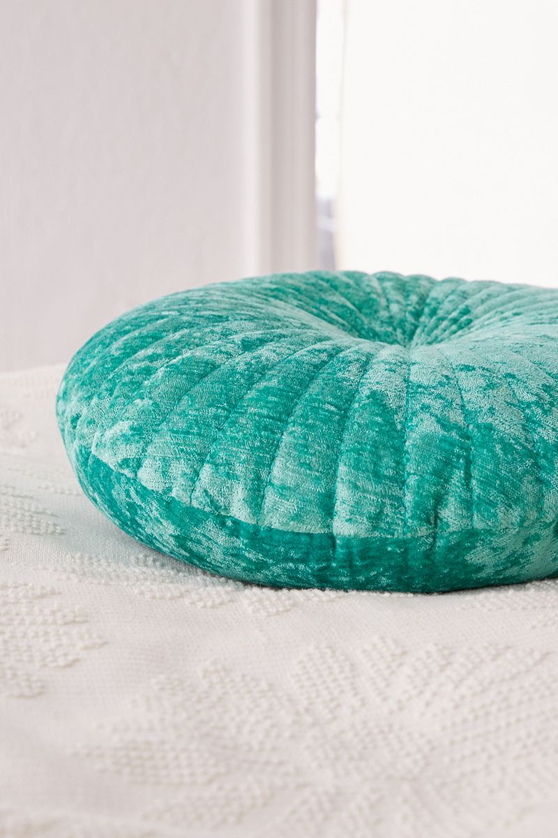 Round-velvet-pillow-from-Urban-Outfitters