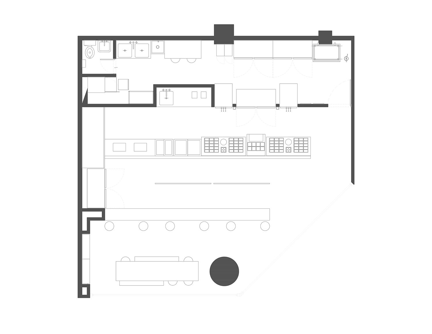 Floor plan of the new Nutrisa store