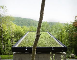 Cottage in Sutton: Dark Mountain Cottage with a Gorgeous Green Roof