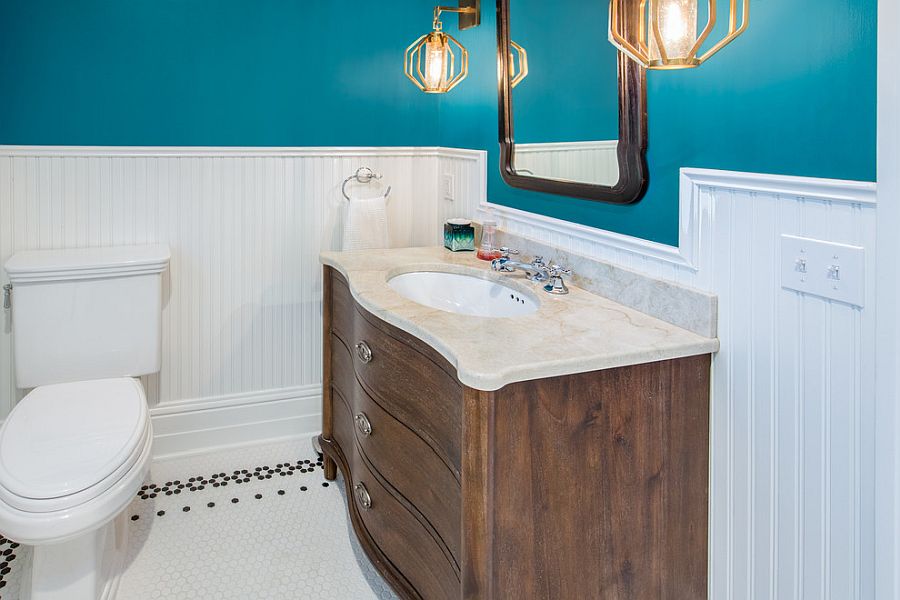Lighting-steals-the-show-in-this-stylish-powder-room