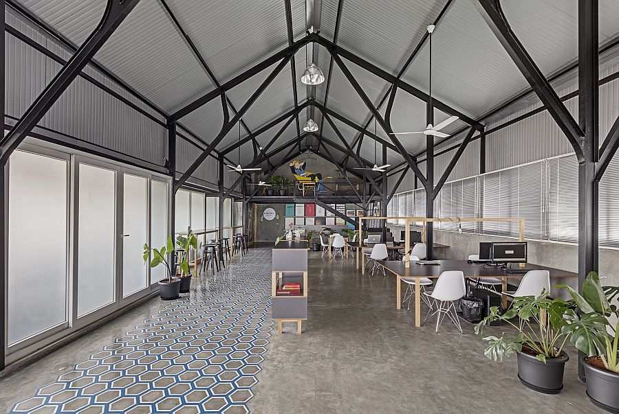 Modern industrial M9 workspace in Bangalore