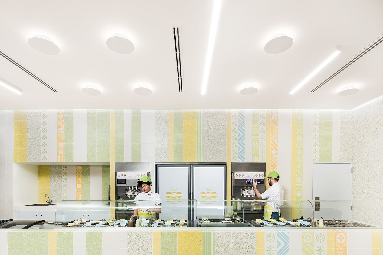 Revamped contemporary interior of Nutrisa