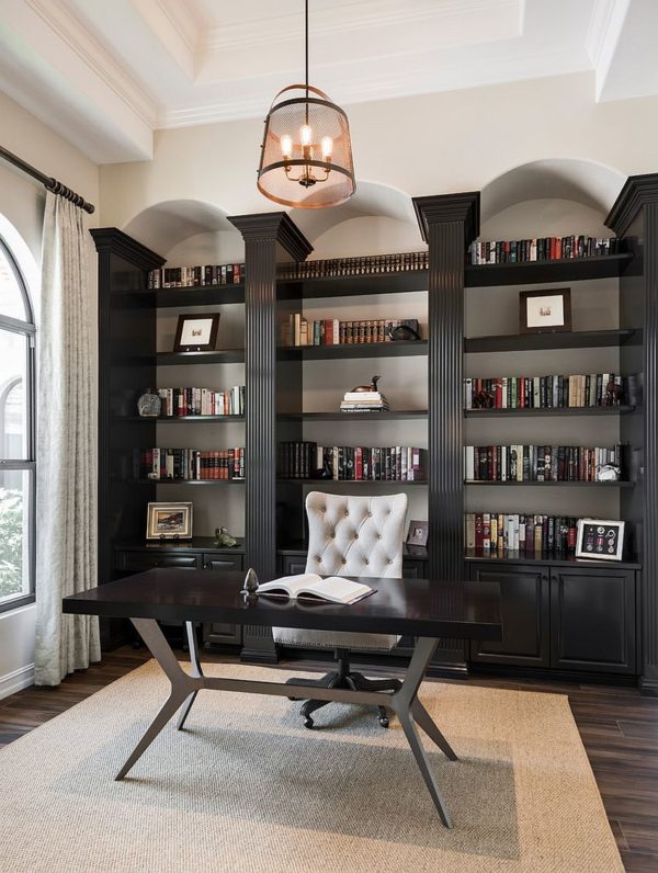 25 Home Office Shelving Ideas for an Efficient, Organized Workspace ...