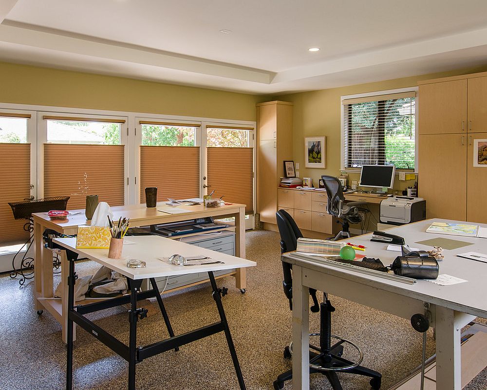 Turn the garage into a cool and lovely home office