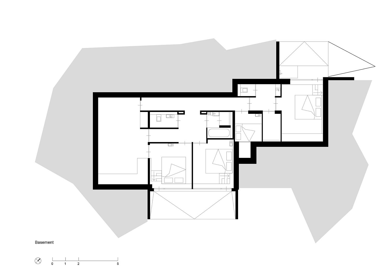 Basement level of the lovely holiday home