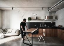 Combining-the-kitchen-and-dining-area-in-a-flexible-fashion-inside-the-small-apartment-217x155