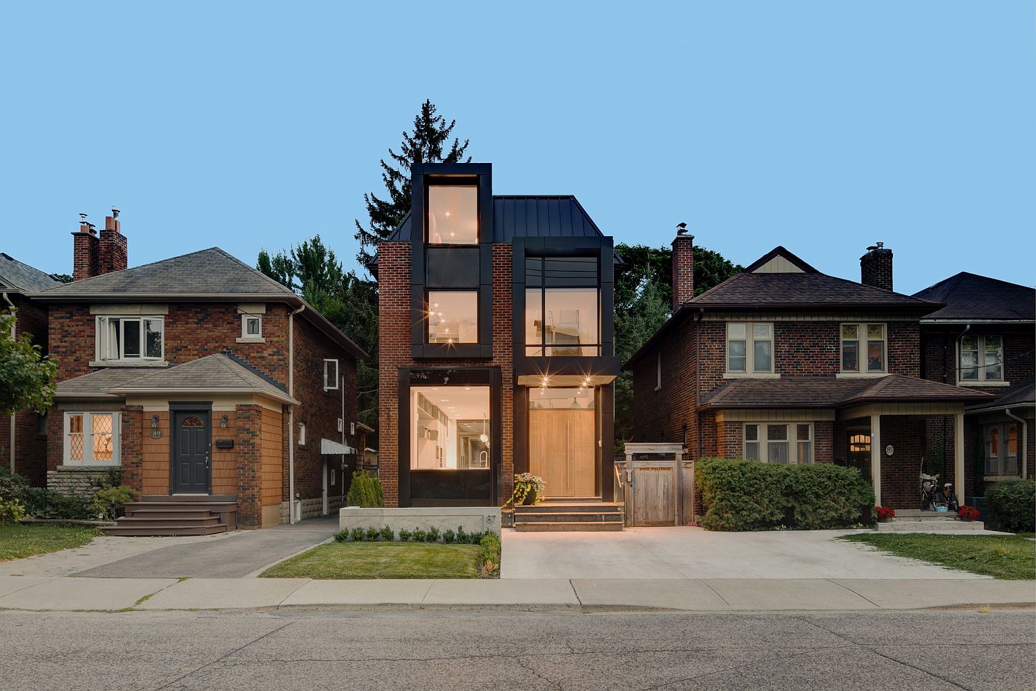Contemporary home in Toronto revamped and designed for a family from New York