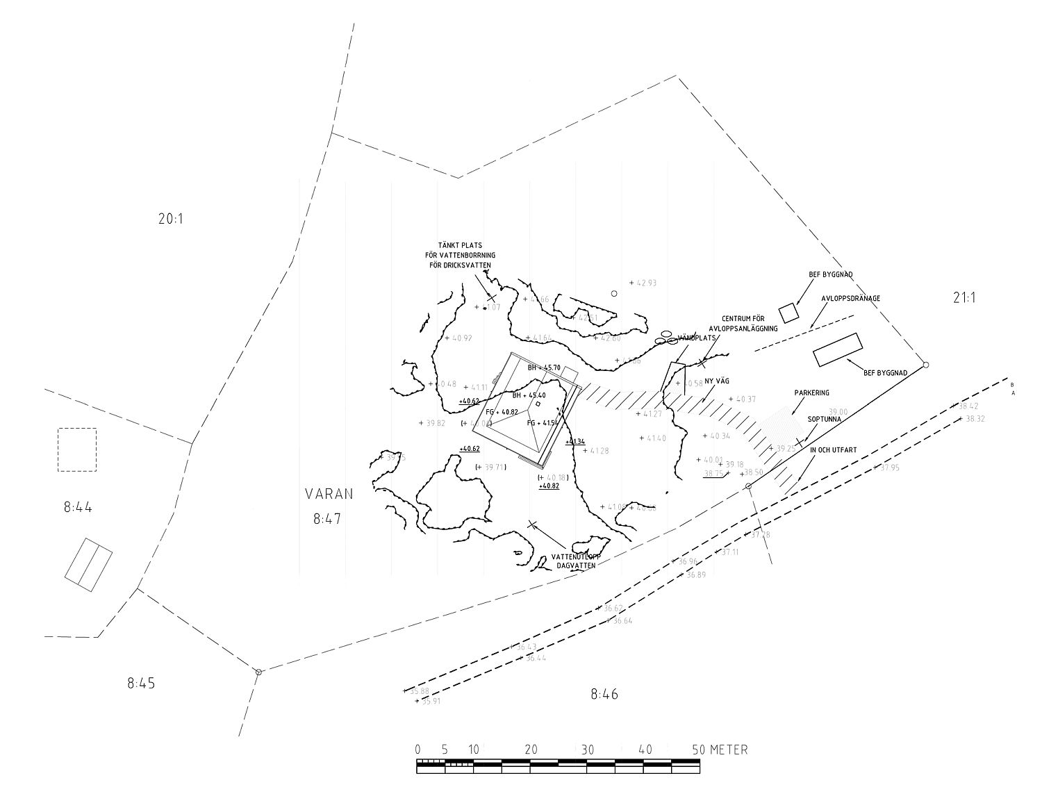 Design plan of the Torekov House in Sweden