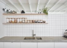 Lovely-kitchen-in-white-with-subway-tiles-and-open-wooden-shelves-217x155