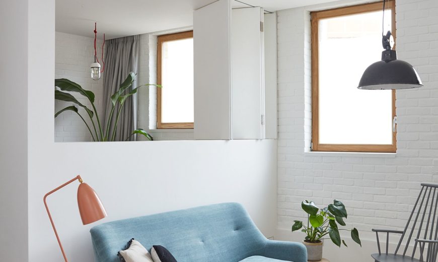 This Two Level Brick Home in London Gets a Cheerful, Modern Upgrade