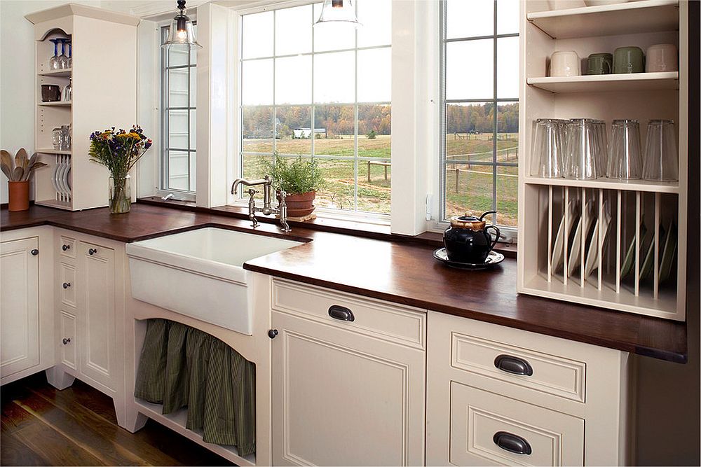 A Picture To Ponder: Kitchen Countertop Plate Rack - A Storied Style