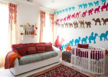 Wall-decals-add-to-the-Moroccan-flavor-of-the-white-kids-bedroom-217x155