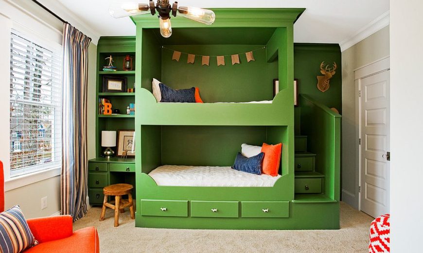 Refreshingly Trendy: How to Add Green to the Kids’ Bedroom