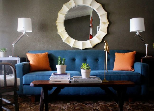 Hot Fall And Winter Trend: Exquisite Navy Blue Sofas For A Trendy ...