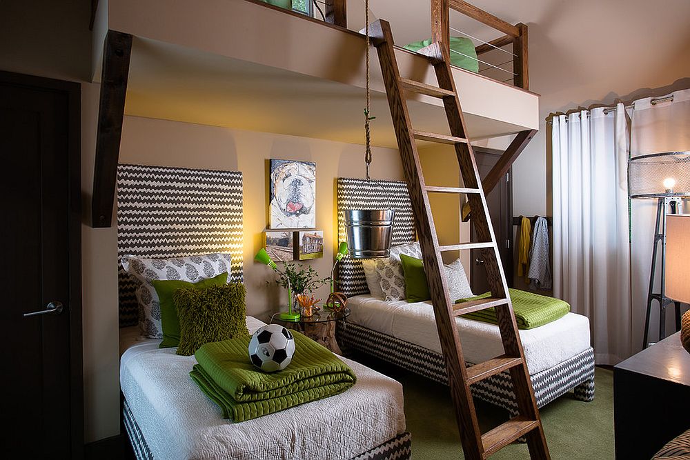 Easy-way-to-add-green-to-the-contemporary-kids-room