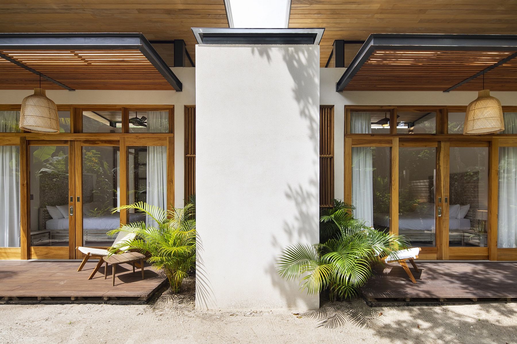 Elevated position of the home gives it a much better view of the waves and the ocean