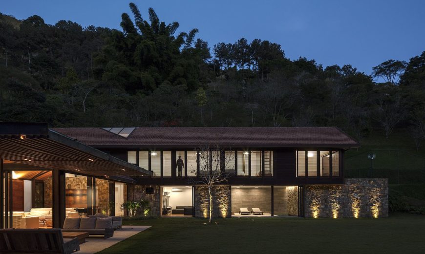 Stone Wood and Natural Wonder: Exquisite AS House in Brazil