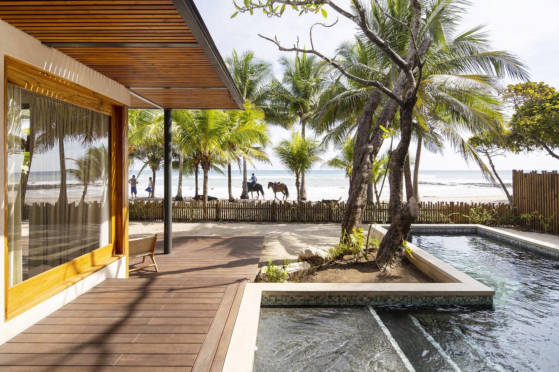 Gorgeous modern beach house on the exotic Pacific coast of Costa Rica