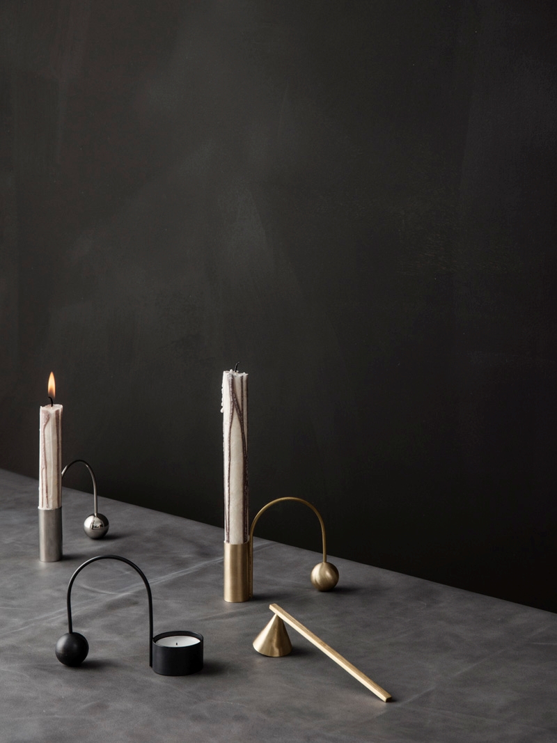 Modern Scandinavian candleholders