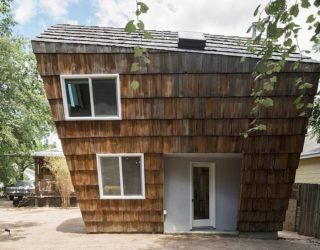 Reclaimed Cedar Shingles Give this Small Dashing Home an Unmistakable Identity!