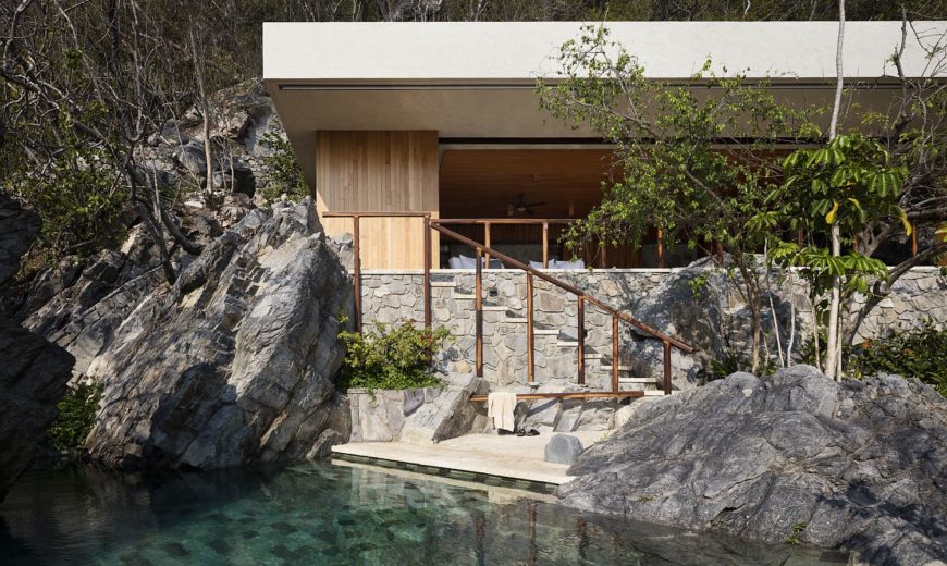 Mexican Beach House Becomes Hidden Abode In Hillside
