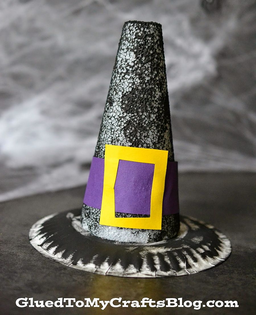 Simple and easy-to-Make witch hat for kids this Halloween