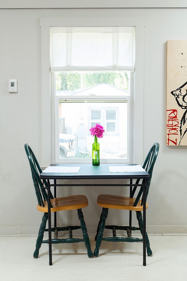 space saving dining table for two