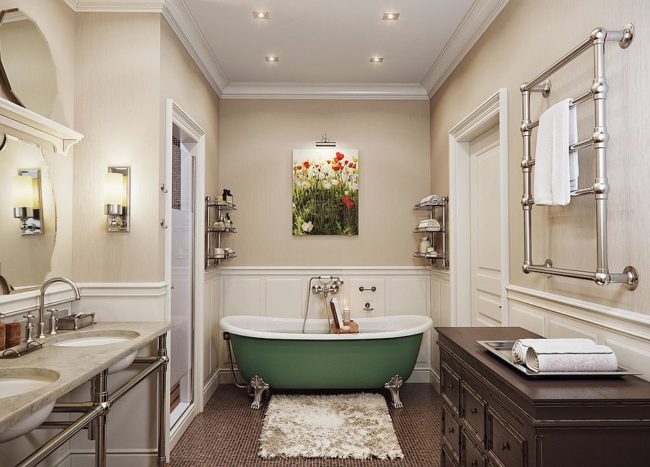 25 Trendy and Elegant Ways to Bring Color into the Neutral Bathroom ...