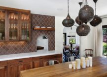 Add-Mediterranean-charm-to-the-modern-dining-room-with-tiles-and-lighting-217x155