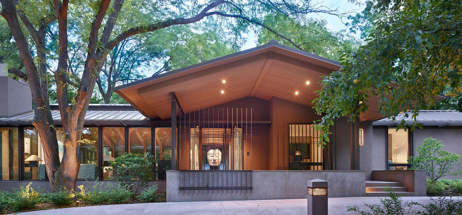 Art work shapes and styles this home in Nebraska