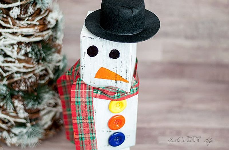 DIY-wood-block-snowman-idea