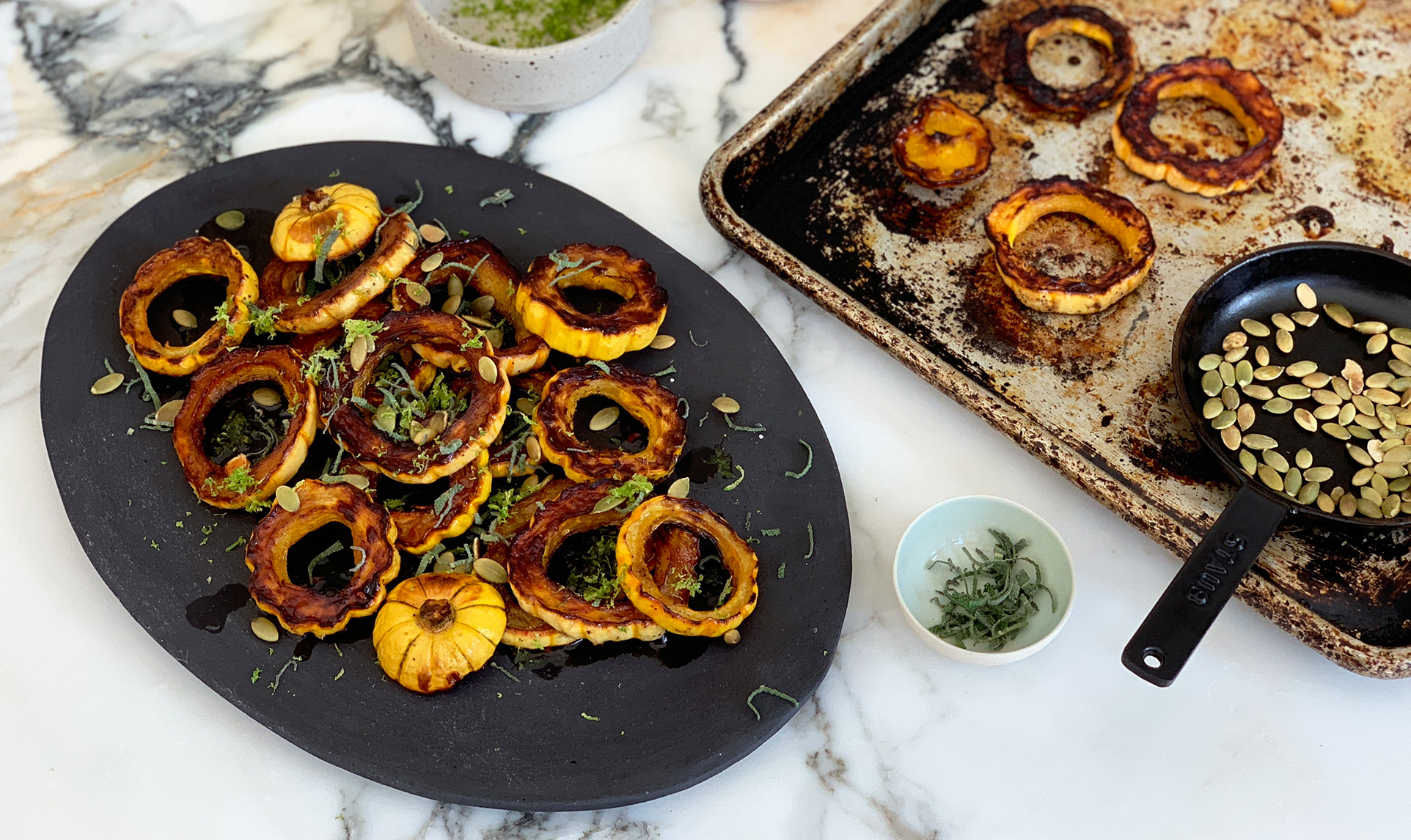 Delicata squash recipe from Athena Calderone