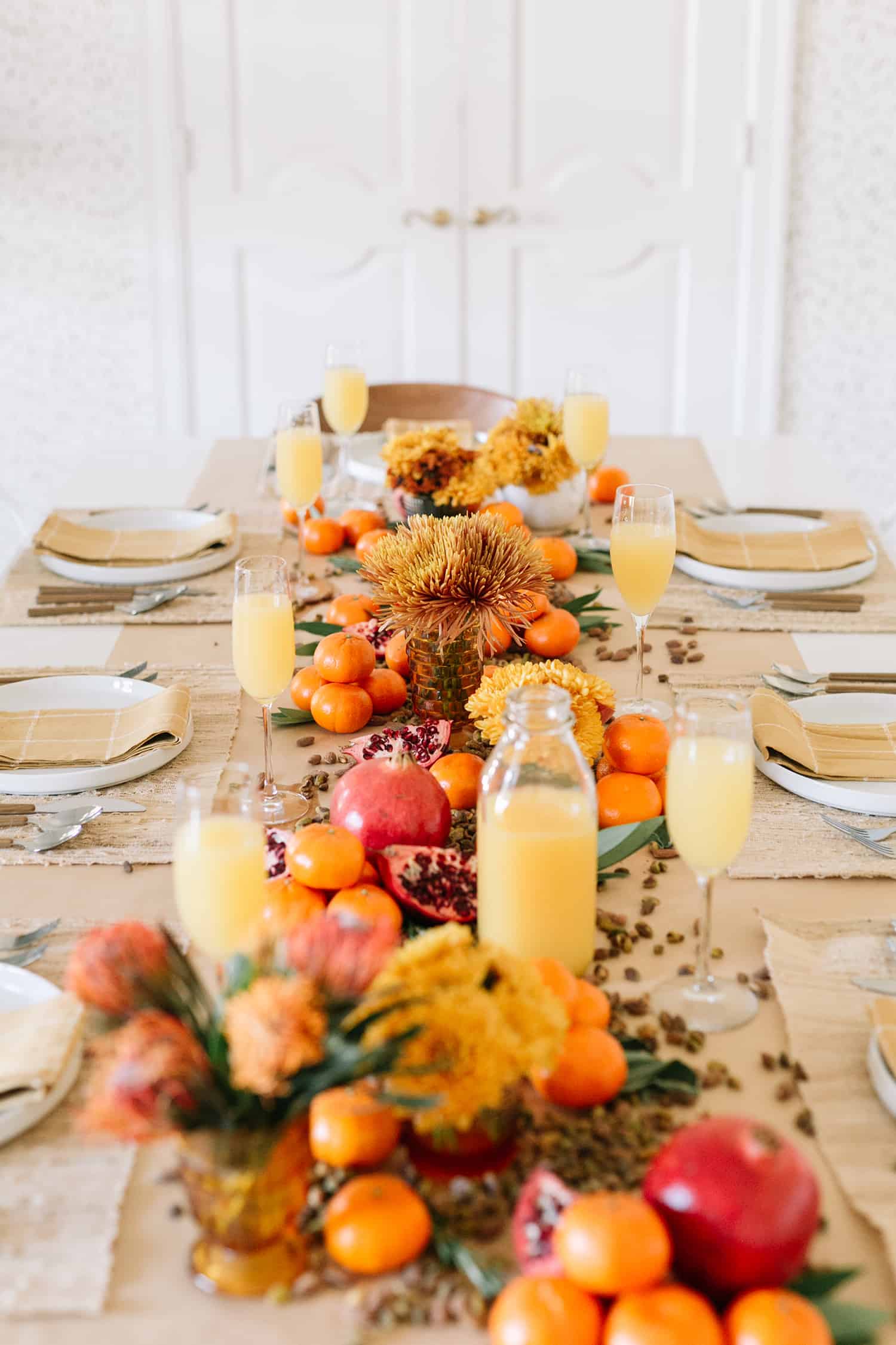 Edible centerpiece from A Beautiful Mess